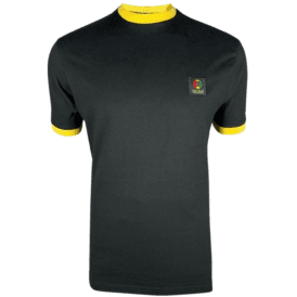 Trojan Flag Badge Ringer Tee Black