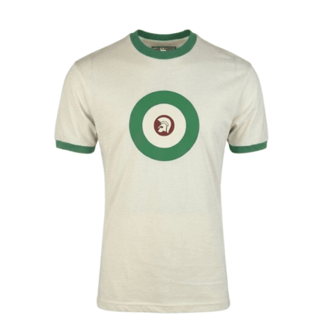 Trojan Target Logo Ringer Tee Italia