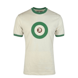 Trojan Target Logo Ringer Tee Italia