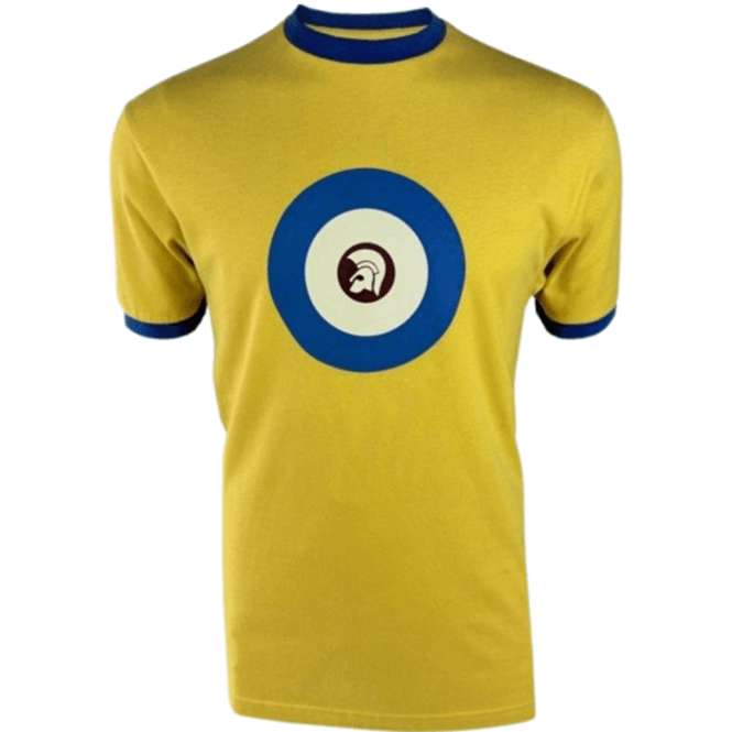 Trojan Target Logo Ringer Tee Mustard