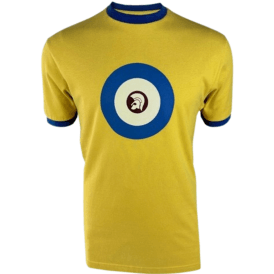 Trojan Target Logo Ringer Tee Mustard