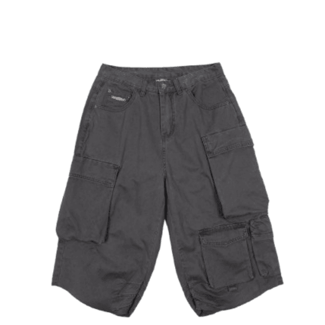 Wasted Paris Grant Short in Faded Black
