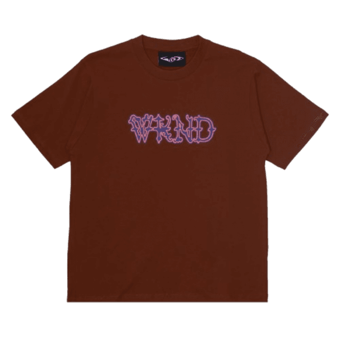 WKND Skateboards Huldra Script Tee Brown