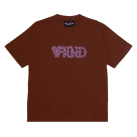 WKND Skateboards Huldra Script Tee Brown